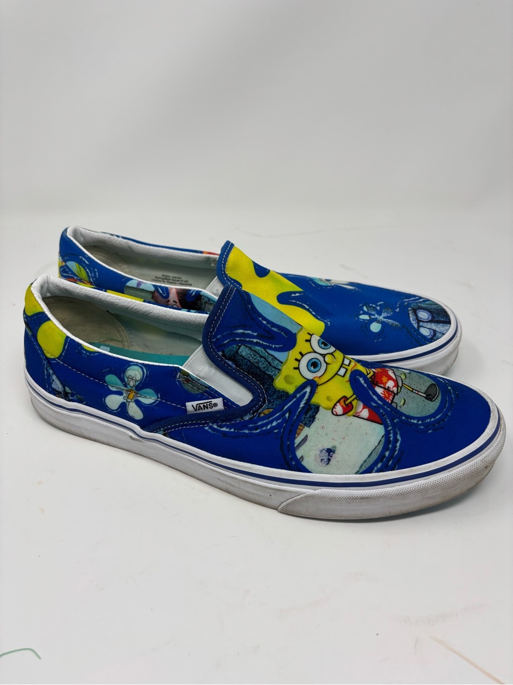 Vans x Spongebob Classic Slip-ons - Aloha Bob - Men Size 12